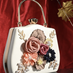 Embellished Box Clutch